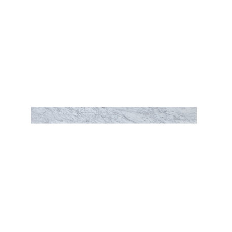 42" Backsplash, Carrara White