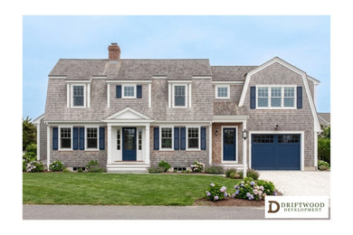 Example of an exterior home design in Boston