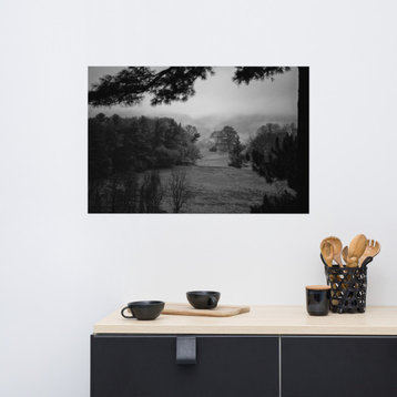 Mist of Valley Forge Landscape Photo Rural Unframed Wall Art Print, 24" X 36"