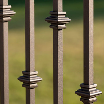 Resysta Deck project (iron baluster detail)
