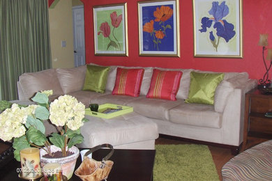 Inspiration for an eclectic living room remodel in Miami