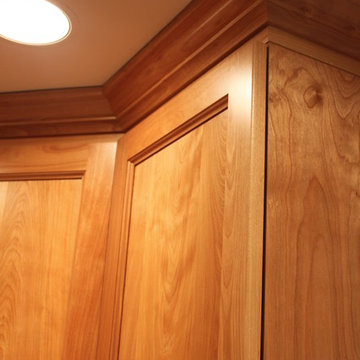 Transitional birch kitchen in Lexington