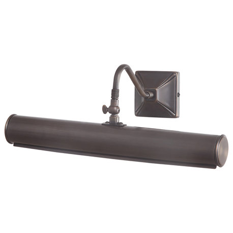 Lucas McKearn Leo 1-Light Large Traditional Metal Wall Sconce in Dark Bronze