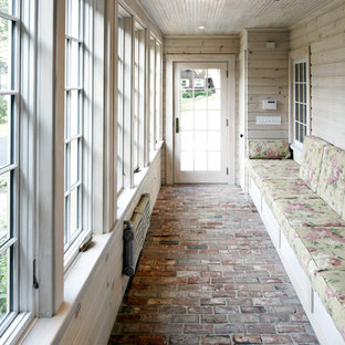 Pickled Knotty Pine Houzz Home Design Traditional Idea In Boston