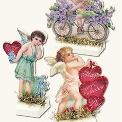 Victorian Valentine Figurines - Decorative Objects And Figurines