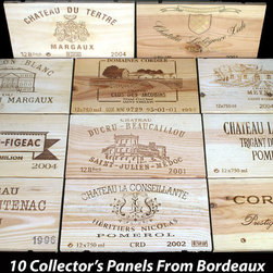 Assorted Wooden Wine Crate Panels - Novelty Signs
