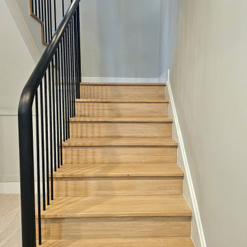 Project #115 | Staircase with Continuous Rail System Without Newels