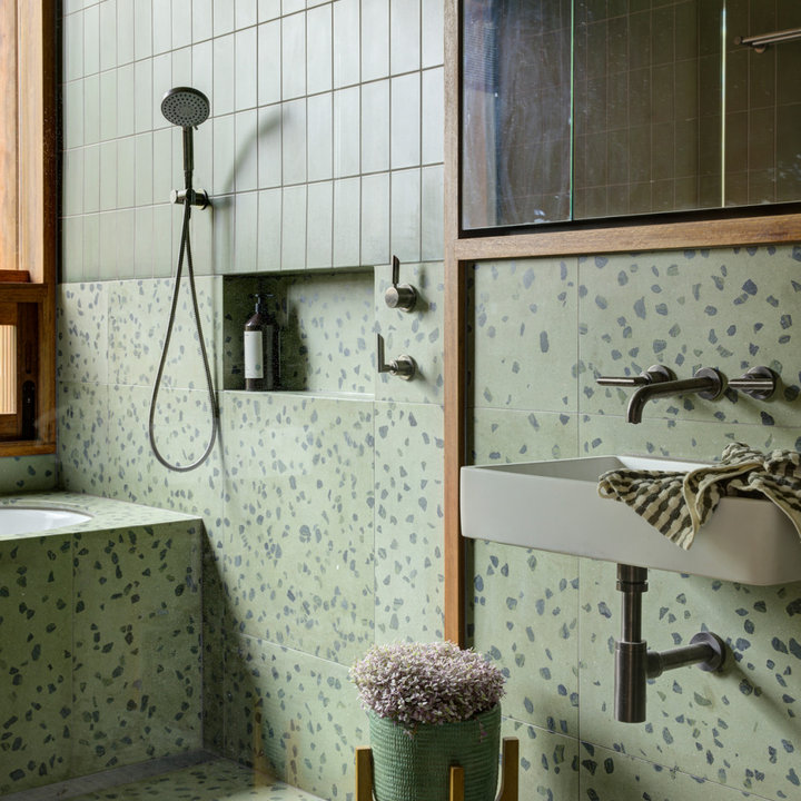75 Beautiful Bathroom with Green Tile Ideas & Designs - December 2025 | Houzz AU