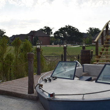 Backyard Boating Gunite Pool with ecoFinish KON