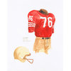 Original Art of the NFL 1959 San Francisco 49ers Uniform