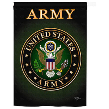 Military Army 2-Sided Vertical Impression House Flag