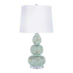 World's Away - Delaney Lamp, Mint by World'S Away - Table Lamps