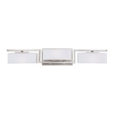 Designers Fountain 6713 Meridian 3 Light Vanity Light - Satin Platinum