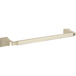 Delta - Delta Dryden 18" Towel Bar, Polished Nickel, 75118-PN - Complete the look of your bath with this Dryden Towel Bar.  Delta makes installation a breeze for the weekend DIYer by including all mounting hardware and easy-to-understand installation instructions.  You can install with confidence, knowing that Delta backs its bath hardware with a Lifetime Limited Warranty.