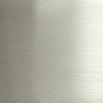 Utopia 3 Light 8" Stem Hung Pendant, Satin Nickel, Matte White Glass