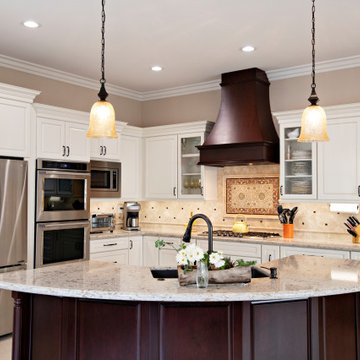 Traditional Carlsbad Kitchen Great Room