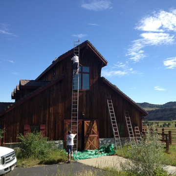 Barn restoration white Deer Valley (Deer Creek Valley}