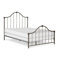 Theodora Iron Bed - Panel Beds