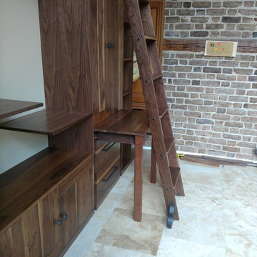 Custom Walnut Built In - Fairfax Station