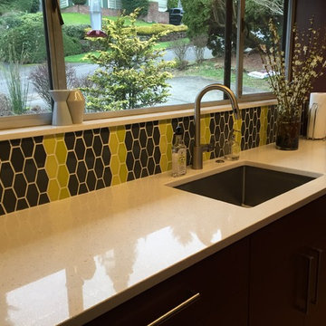 Mini Elongated Hexagon-Classic Field Sheeted Mosaics