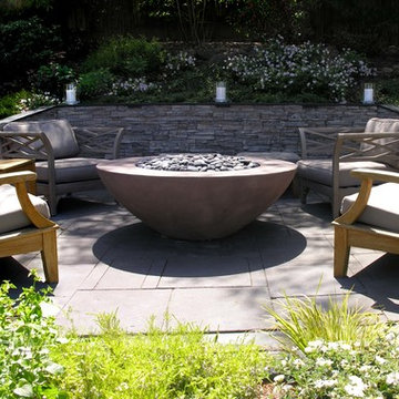 Oakland Modern-Rustic Backyard Fire Pit