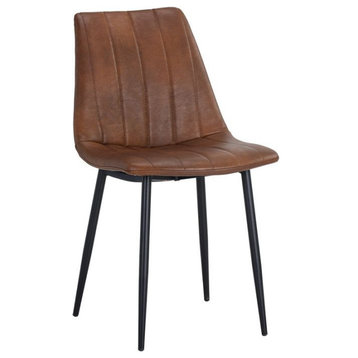 Sunpan Urban Unity Drew Dining Chair - Set of 2, Cognac