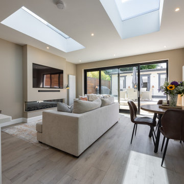 Albany Oak SPC Vinyl flooring - Living room