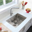 28"L x 18"W Stainless Steel Single Basin Undermount Kitchen Sink with Grid and S