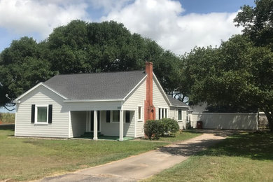 Inspiration for a country exterior home remodel in Houston
