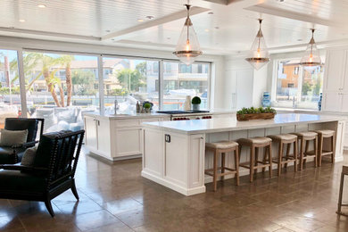 Transitional home design photo in Orange County