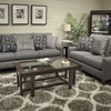 Jackson Furniture Ackland Loveseat in Charcoal 3156-02