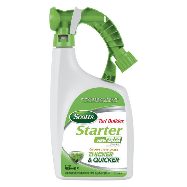Scotts 23100 Turf Builder Starter Food for New Grass Ready-Spray, 1 Qt