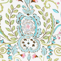 Love Bird Damask Fabric - Fabric