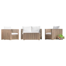 Transitional Outdoor Lounge Sets by GDFStudio