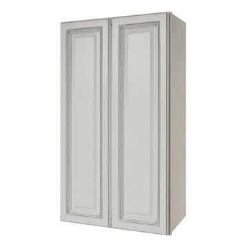 Sunny Wood RLW2442-A Riley 24"W x 42"H Double Door Wall Cabinet - White
