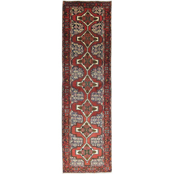Persian Rug Senneh 9'10"x2'10" Hand Knotted