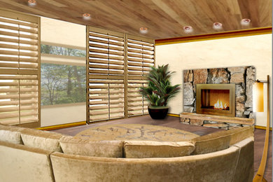 Virtual Rendering for Ski Country Chalet