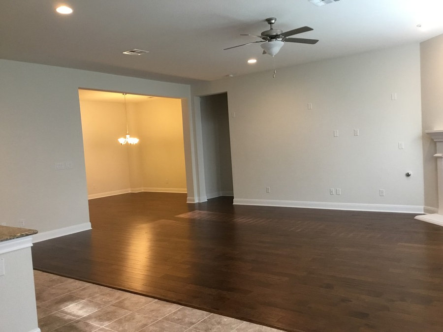 5" wood installation