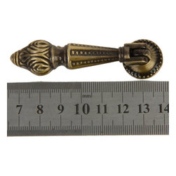 2pcs Antique Cabinet Drawer Bin Drop Pull Knob Hanging Design - Cabinet And Drawer Knobs