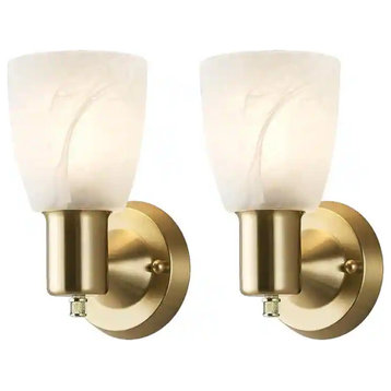 Antique lights and bulbs Gold wall lights  Metal wall sconces lights