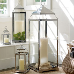 MALTA LANTERN - SILVER FINISH - Outdoor Lighting