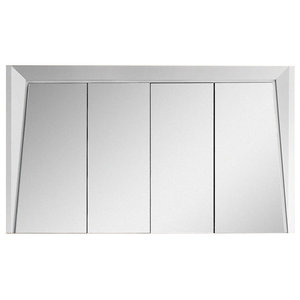 Confiant Mirrored Medicine Cabinet Recessed Or Surface Mount Modern Medicine Cabinets By Virtu Usa