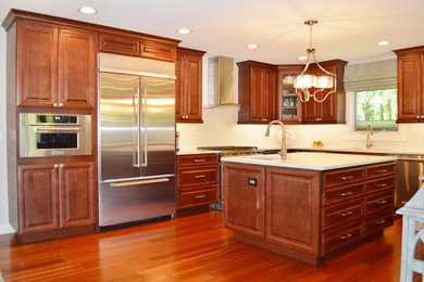 Transitional kitchen photo in Chicago
