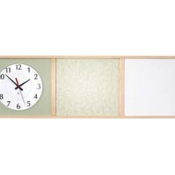 Felice Patient Room Information Board W/ Clock by Peter Pepper - Clocks