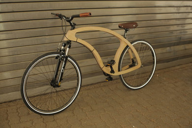 Holz Bike Prototyp