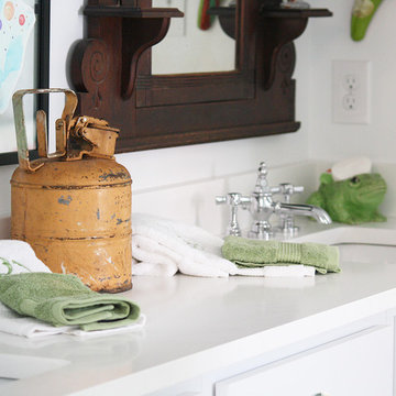 Pure White Vicostone Bathroom