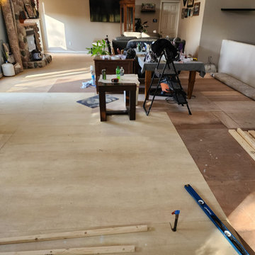 Wolf Lake - Modern Lake House Kitchen & Flooring