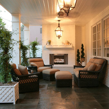 Coastal Colonial style in Brentwood, CA
