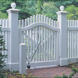 Chestnut Hill Curved Rail Walk Gate - Outdoor Products