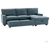 Out Sleeper Sectional, Blue